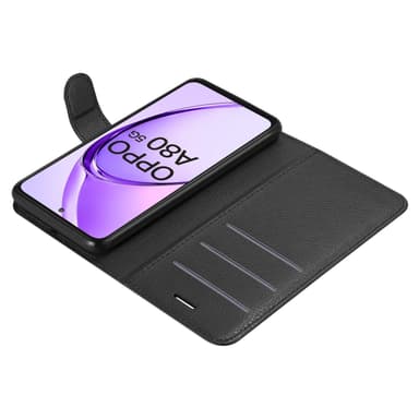 Oppo A80 Skal Fodral Case (Svart)