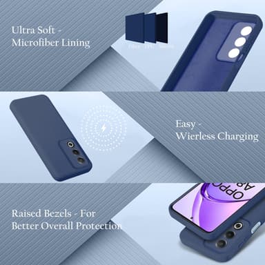 Oppo A80 Skal Fodral Case Cover (blå)