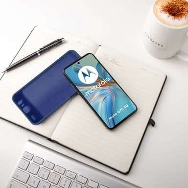 Motorola Moto G75 Skal Fodral Case Cover (blå)