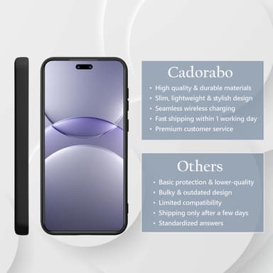 Huawei NOVA 13 Pro Skal Fodral Case Cover (svart)