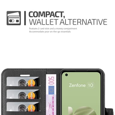 Asus Zenfone 10 Skal Fodral Case (Svart)