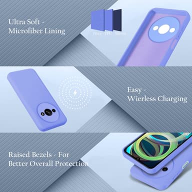 Xiaomi RedMi A3 / A3X Skal Fodral Case Cover (lila)