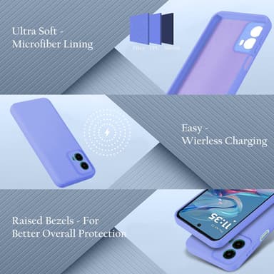 Motorola Moto G45 Skal Fodral Case Cover (lila)