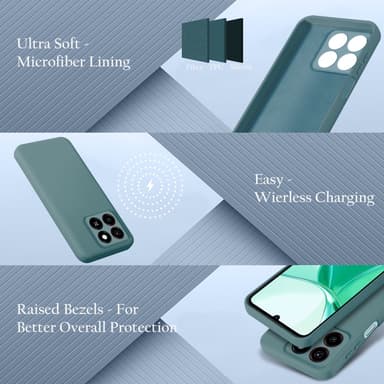 ZTE Blade A35 / A55 Skal Fodral Case Cover (grön)