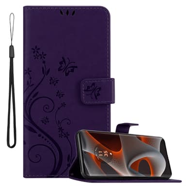 Motorola Moto Edge 50 Pro Plånboksfodral Skal Blommor