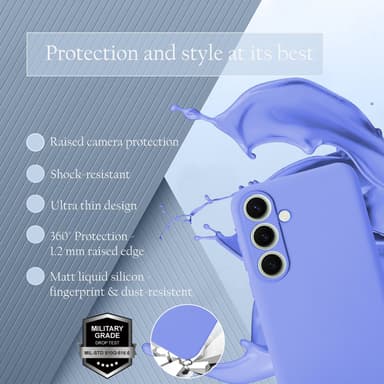 Samsung Galaxy S24 FE Skal Fodral Case Cover (lila)