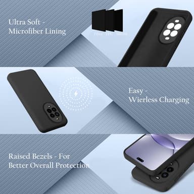 Huawei NOVA 13 Pro Skal Fodral Case Cover (svart)