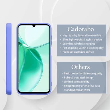 ZTE Blade A35 / A55 Skal Fodral Case Cover (lila)
