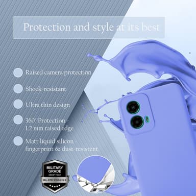 Motorola Moto G45 Skal Fodral Case Cover (lila)