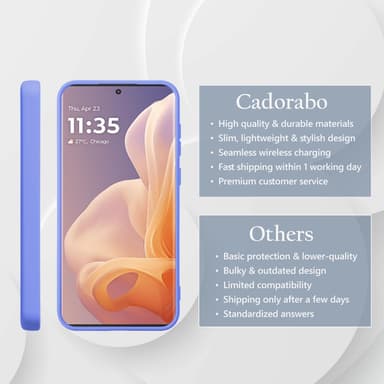 Motorola Moto G85 Skal Fodral Case Cover (lila)