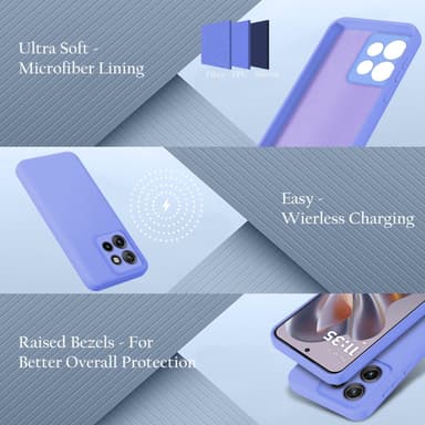 Motorola Moto Edge 50 Neo Skal Fodral Case Cover (lila)