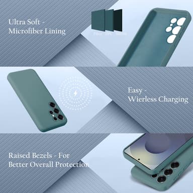 Samsung Galaxy S25 Ultra Skal Fodral Case Cover (grön)