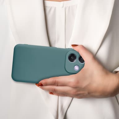 Oppo A40 Skal Fodral Case Cover (grön)