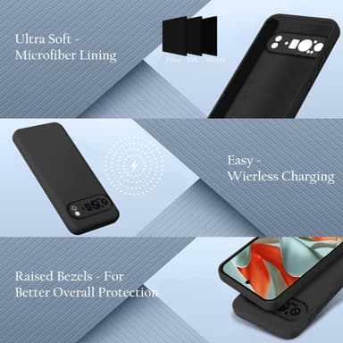 Google Pixel 9 PRO XL Skal Fodral Case Cover (svart)