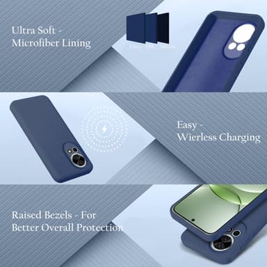 Huawei NOVA 13 Skal Fodral Case Cover (blå)