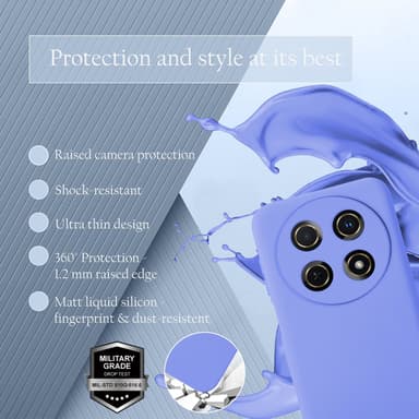 Huawei NOVA 13i Skal Fodral Case Cover (lila)