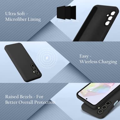 Samsung Galaxy M35 Skal Fodral Case Cover (svart)