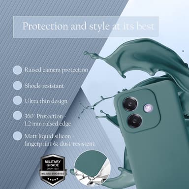 Oppo A40 Skal Fodral Case Cover (grön)