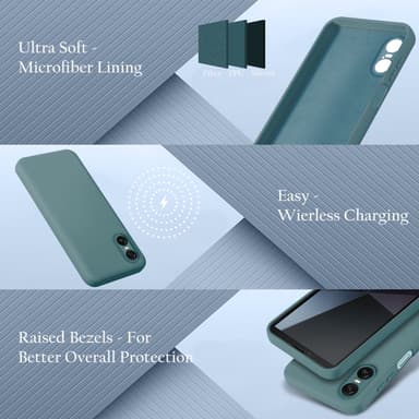 Sony Xperia 10 VI Skal Fodral Case Cover (grön)