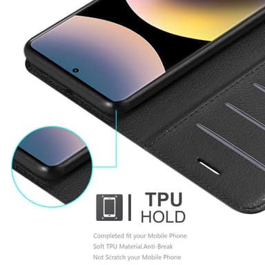 Xiaomi RedMi Note 14 Pro 4G Skal Fodral Case (Svart)
