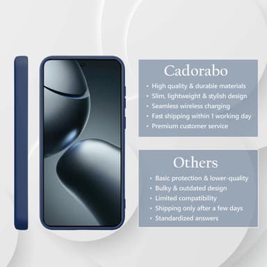 Xiaomi 14T Skal Fodral Case Cover (blå)