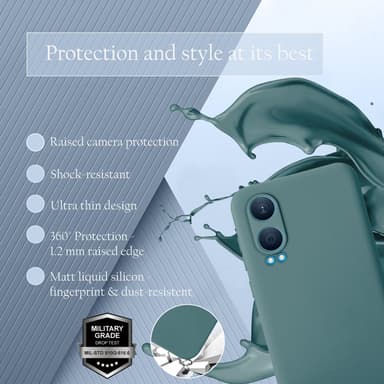 OnePlus Nord CE4 Lite Skal Fodral Case Cover (grön)