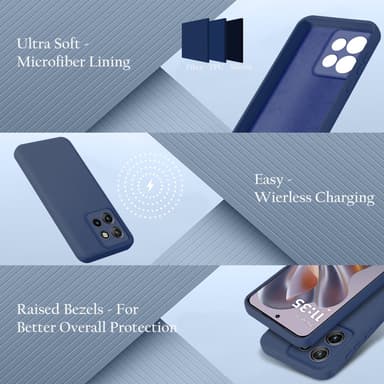 Motorola Moto Edge 50 Neo Skal Fodral Case Cover (blå)