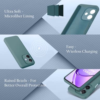 Oppo A40 Skal Fodral Case Cover (grön)