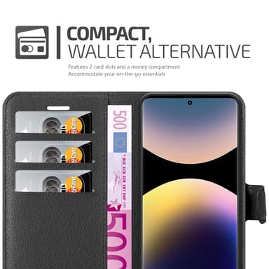 Xiaomi RedMi Note 14 Pro 4G Skal Fodral Case (Svart)