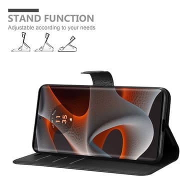 Motorola Moto Edge 50 Pro Skal Fodral Case (Svart)