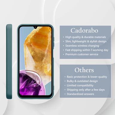 Samsung Galaxy M15 Skal Fodral Case Cover (grön)
