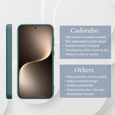 Honor Magic 7 Skal Fodral Case Cover (grön)