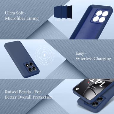 Xiaomi 14T Pro Skal Fodral Case Cover (blå)