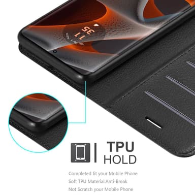 Motorola Moto Edge 50 Pro Skal Fodral Case (Svart)