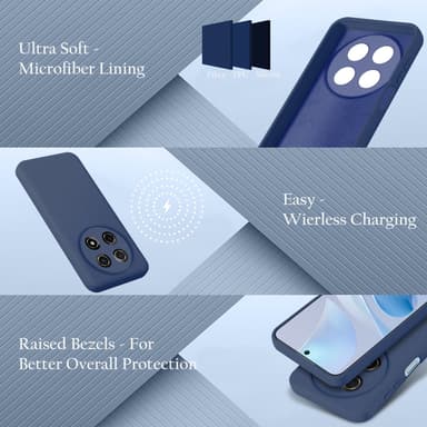 Huawei NOVA 13i Skal Fodral Case Cover (blå)