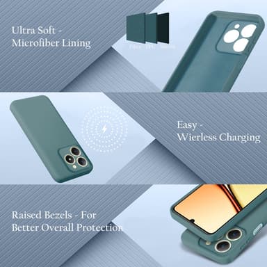 Realme C61 / C63 Skal Fodral Case Cover (grön)