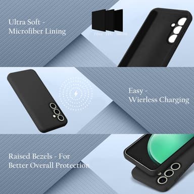 Samsung Galaxy S24 FE Skal Fodral Case Cover (svart)