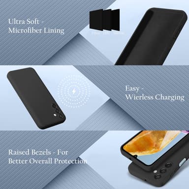 Samsung Galaxy M15 Skal Fodral Case Cover (svart)