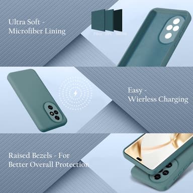 Honor 200 Pro Skal Fodral Case Cover (grön)