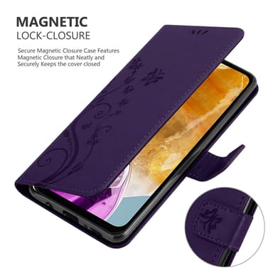 Samsung Galaxy M15 Plånboksfodral Skal Blommor
