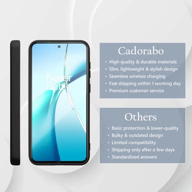 OnePlus Nord CE4 Lite Skal Fodral Case Cover (svart)
