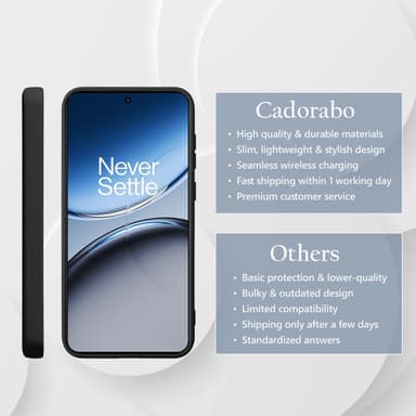 OnePlus Nord 4 Skal Fodral Case Cover (svart)