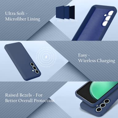 Samsung Galaxy S24 FE Skal Fodral Case Cover (blå)