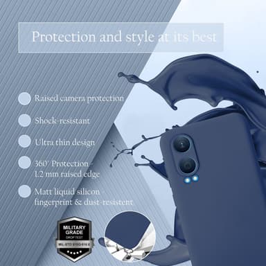 OnePlus Nord CE4 Lite Skal Fodral Case Cover (blå)