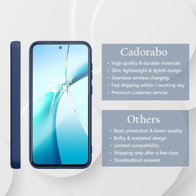 OnePlus Nord CE4 Lite Skal Fodral Case Cover (blå)
