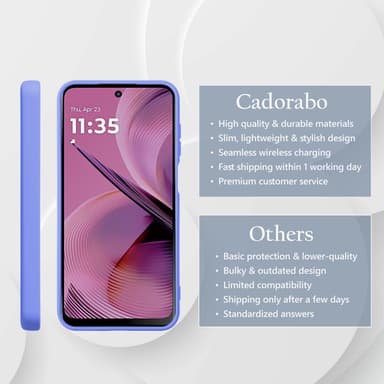 Motorola Moto G55 Skal Fodral Case Cover (lila)