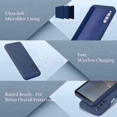 Sony Xperia 10 V Skal Fodral Case Cover (blå)