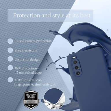 Sony Xperia 10 V Skal Fodral Case Cover (blå)