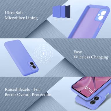 Motorola Moto G55 Skal Fodral Case Cover (lila)