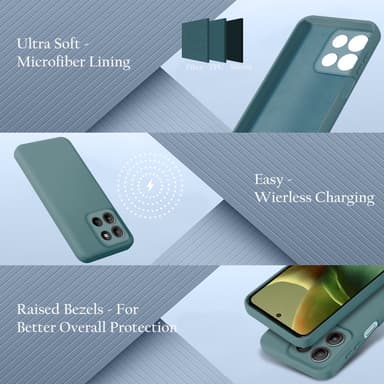 Motorola Moto G15 Skal Fodral Case Cover (grön)